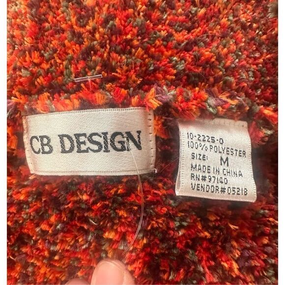 Y2K 90’s Style Multicolor Knitted Cardigan CB Design Medium hole - Picture 7 of 7